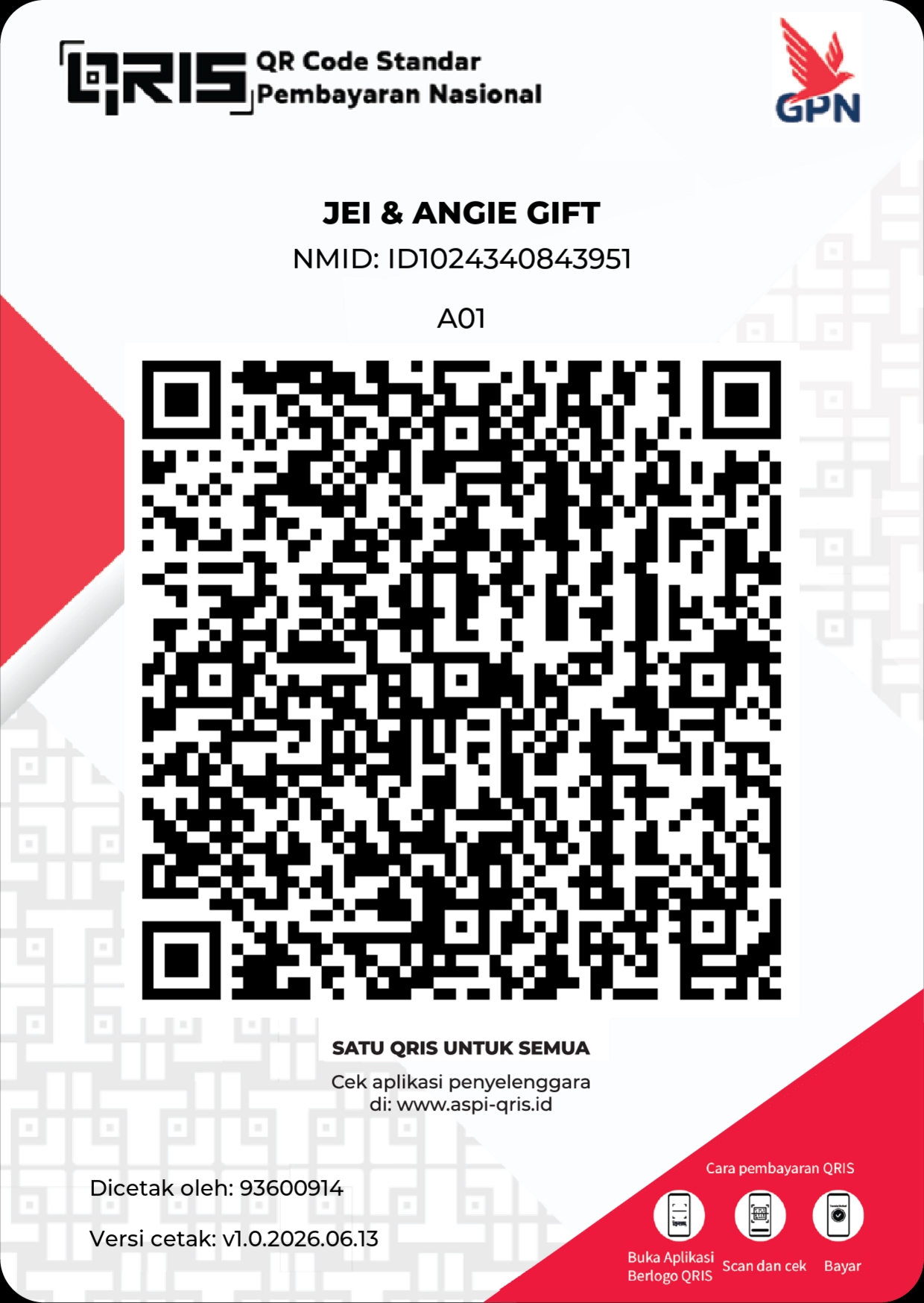 QRIS Payment Code